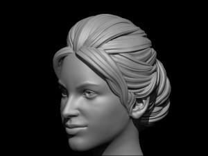 Hair 3 3D 프린트 모델