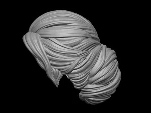 Hair 3 3D Print Model