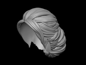 Hair 3 3D 프린트 모델