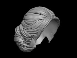 Hair 3 3D 프린트 모델