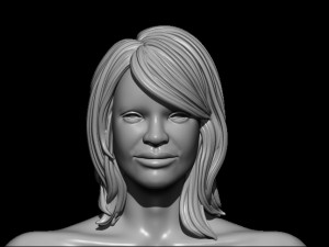 Hair 4 3D 打印模型