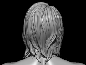 Hair 4 3D 打印模型