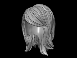 Hair 4 3D 打印模型