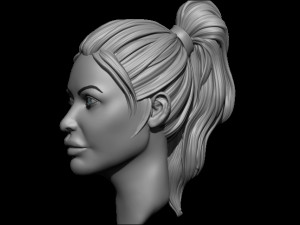 Hair 5 3D Принт Модель
