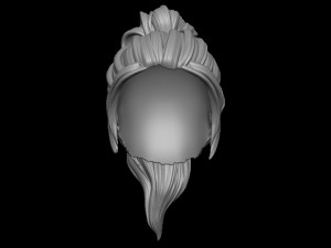 Hair 5 3D Принт Модель