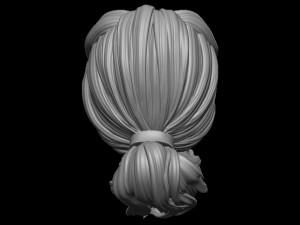 Hair 5 3D Принт Модель