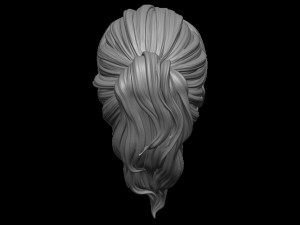 Hair 5 3D Принт Модель