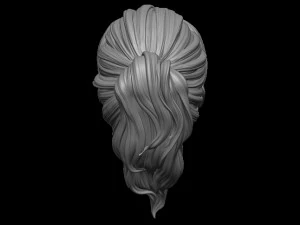Hair 5 3D Print Model