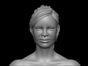 Hair 6 3D Принт Модель