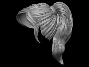 Hair 6 3D Принт Модель