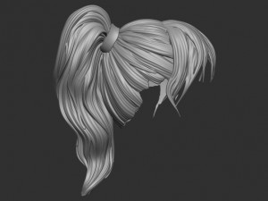 Hair 7 Modelo de impresión 3D