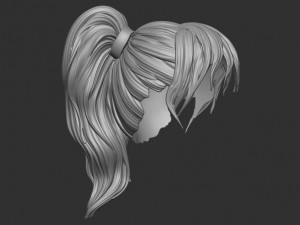 Hair 7 Modelo de impresión 3D