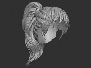 Hair 7 Modelo de impresión 3D