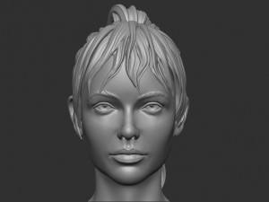 Hair 7 Modelo de impresión 3D