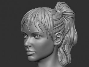 Hair 7 Modelo de impresión 3D