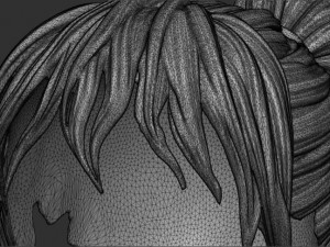 Hair 7 Modelo de impresión 3D