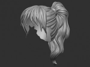 Hair 7 Modelo de impresión 3D