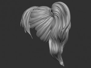 Hair 7 Modelo de impresión 3D