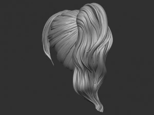Hair 7 3D Print Model