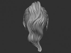 Hair 7 Modelo de impresión 3D