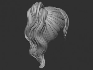 Hair 7 Modelo de impresión 3D