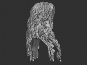 Hair 9 Model do druku 3D