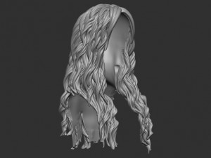 Hair 9 Model do druku 3D