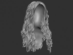 Hair 9 Model do druku 3D