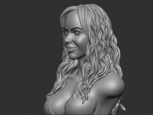 Hair 9 Model do druku 3D