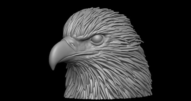 eagle Modelo de Impressão 3D .c4d .max .obj .3ds .fbx .stl .blend 