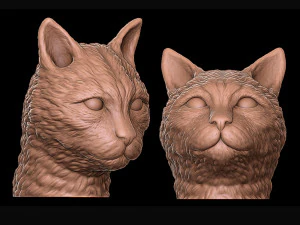 gato Modelo de impresión 3D