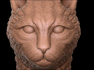 gato Modelo de Impressão 3D