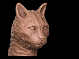 gato Modelo de Impressão 3D
