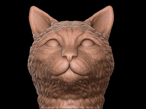 cat Model Cetak 3D