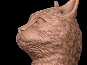 cat Model Cetak 3D