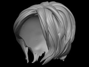 Hair 10 3D Print Model