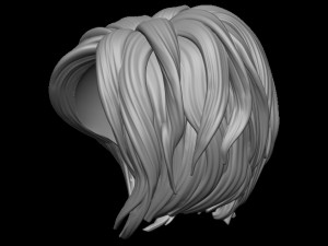 Hair 10 3D Print Model