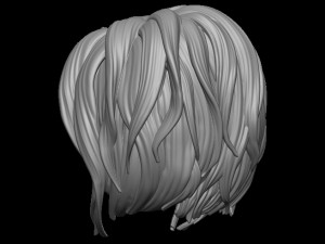 Hair 10 3D Print Model
