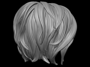 Hair 10 3D Print Model