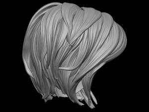 Hair 10 3D Print Model