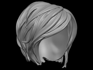 Hair 10 3D Print Model