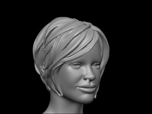 Hair 10 3D Print Model