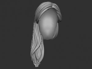 Hair 11 3D Print Model