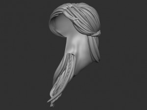Hair 11 3D Принт Модель