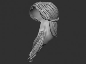 Hair 11 3D Принт Модель