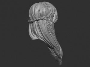 Hair 11 3D Принт Модель