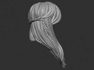 Hair 11 3D Принт Модель