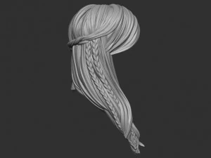 Hair 11 3D Print Model