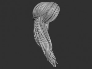 Hair 11 3D Принт Модель