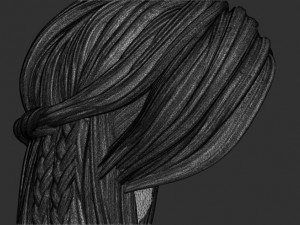 Hair 11 3D Принт Модель